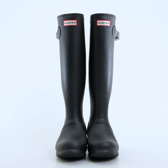NIB Hunter Original Tall Rain Boots Matte in Black Women Size 8 - Picture 5 of 15